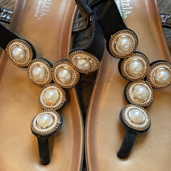 Patrizia by Spring Step pearled sandals - Picture 2 of 5